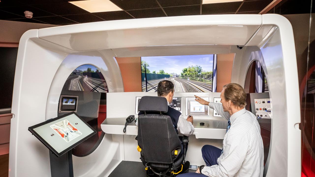 GVB metro holland metro simulator system