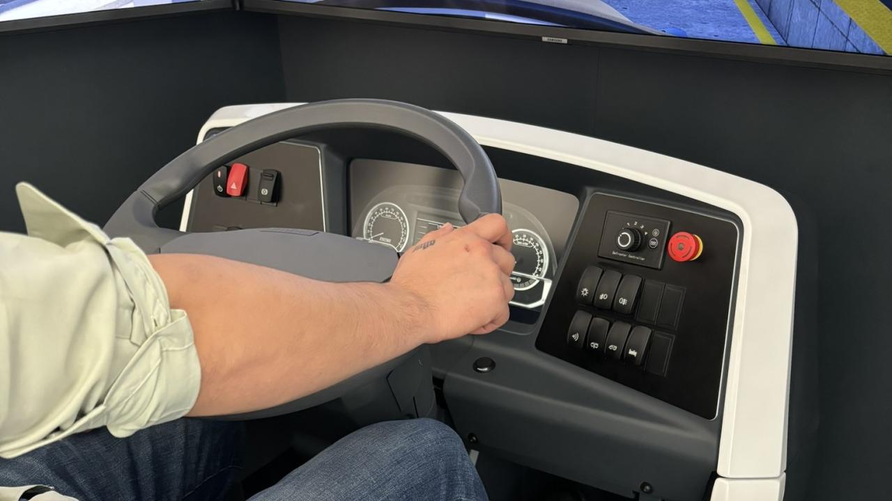 Simulador de trólebus do STE Simulador de trólebus do STE