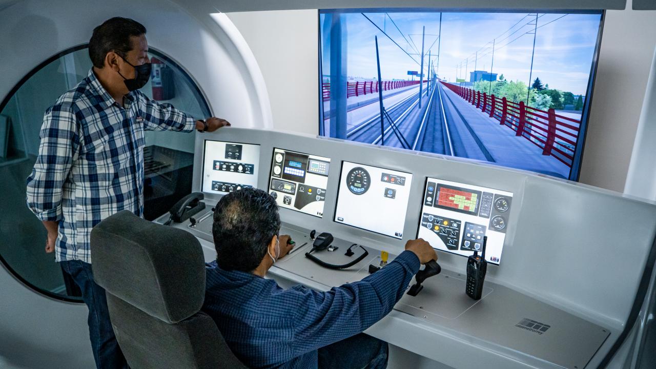 Railway Operational Control Center simulator