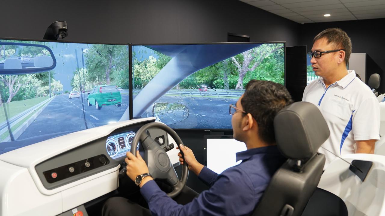 Singapore car driving simulator