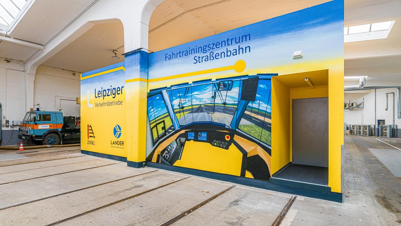 Tram simulator center
