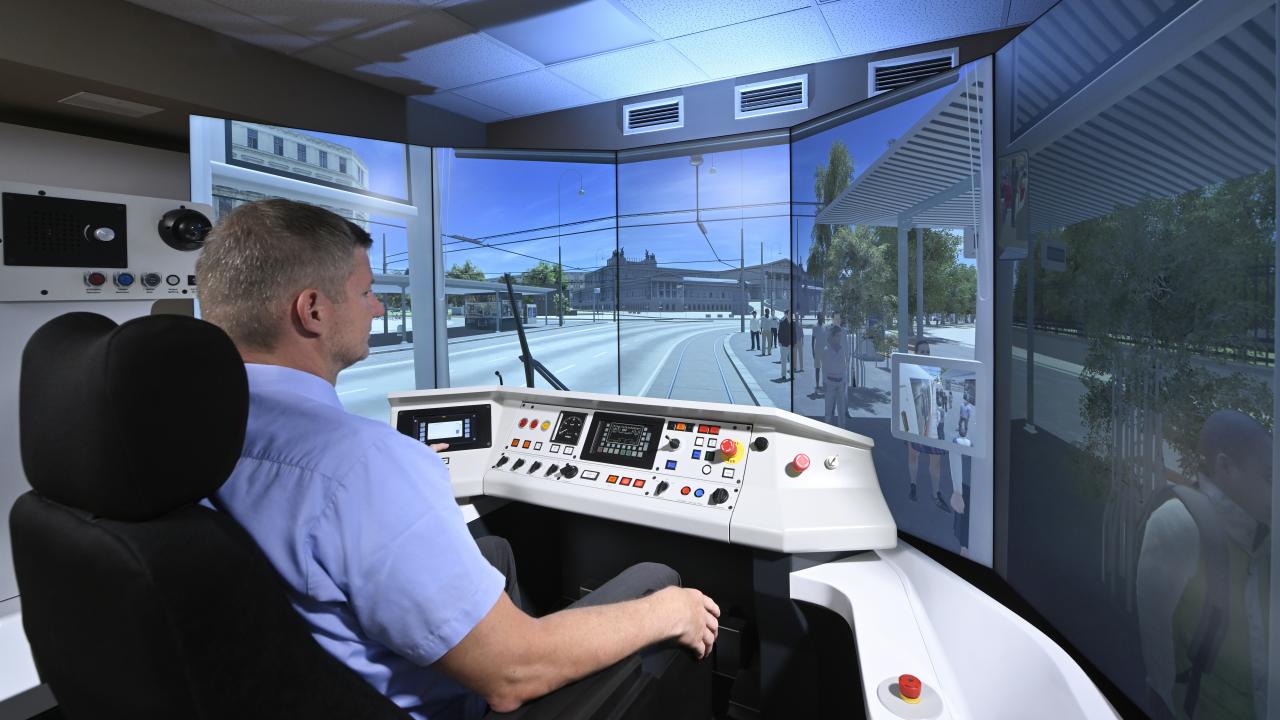 Ulf tram driving simulator