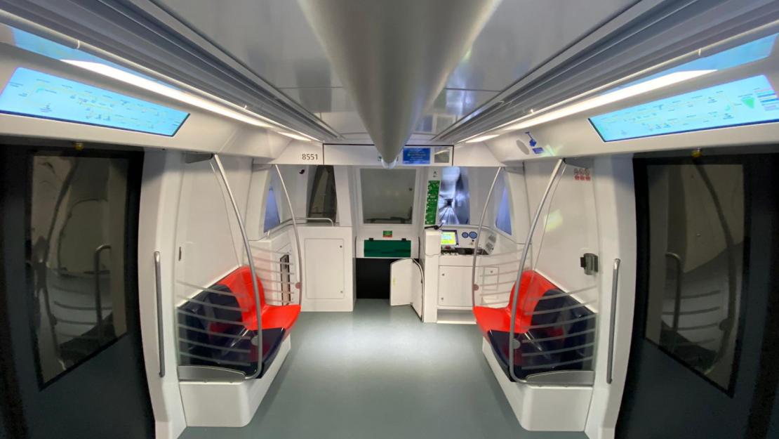 Équipement de simulation de métro