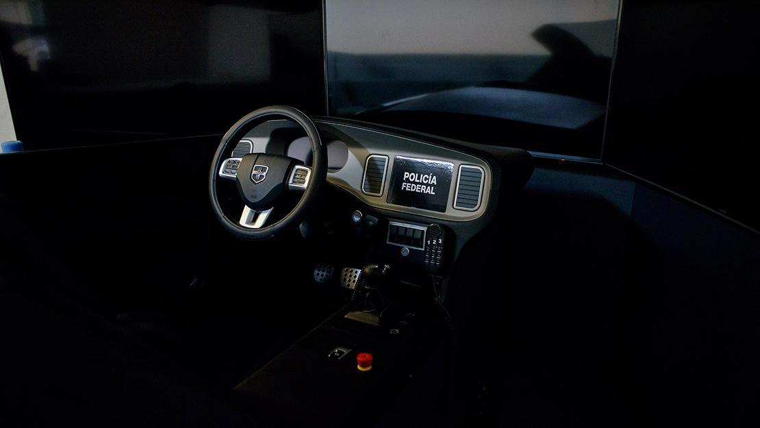 Controles reais, posto de condução versátil