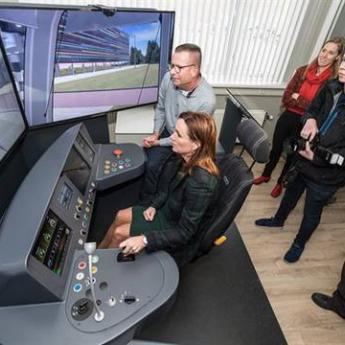 Primeiro simulador de metrô leve da LANDER na Holanda