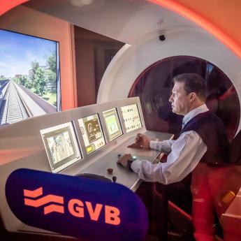A GVB inaugura o centro de treinamento de simuladores da unidade do Metrô de Amsterdã