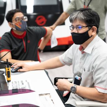 Expérience de SMRT avec les simulateurs de métro collaboratifs